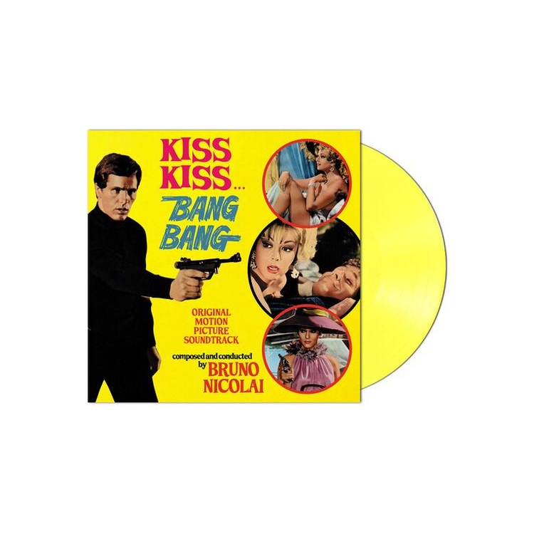 BRUNO NICOLAI - Kiss Kiss Bang Bang - O.S.T. - Clear Yellow Vinyl
