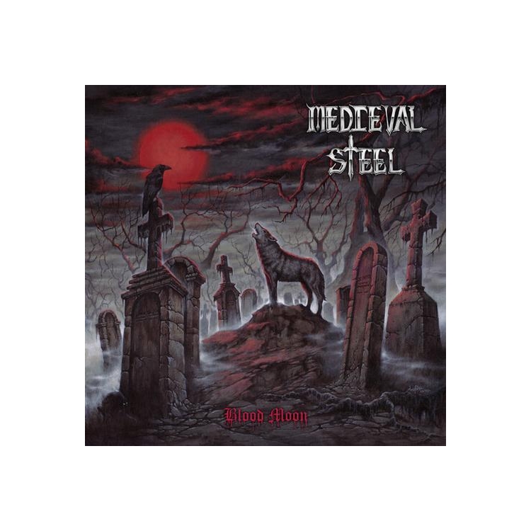 MEDIEVAL STEEL - Blood Moon - Red/black Splatter