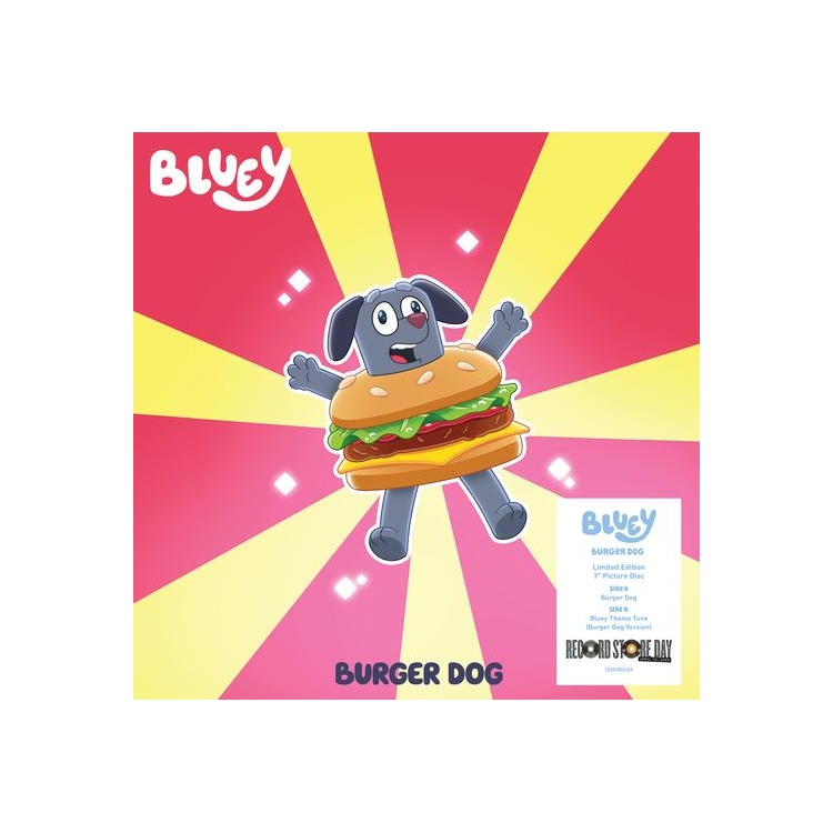BLUEY - Burger Dog / Bluey Theme Tune (Burger Dog Version) 7' Picture Disc