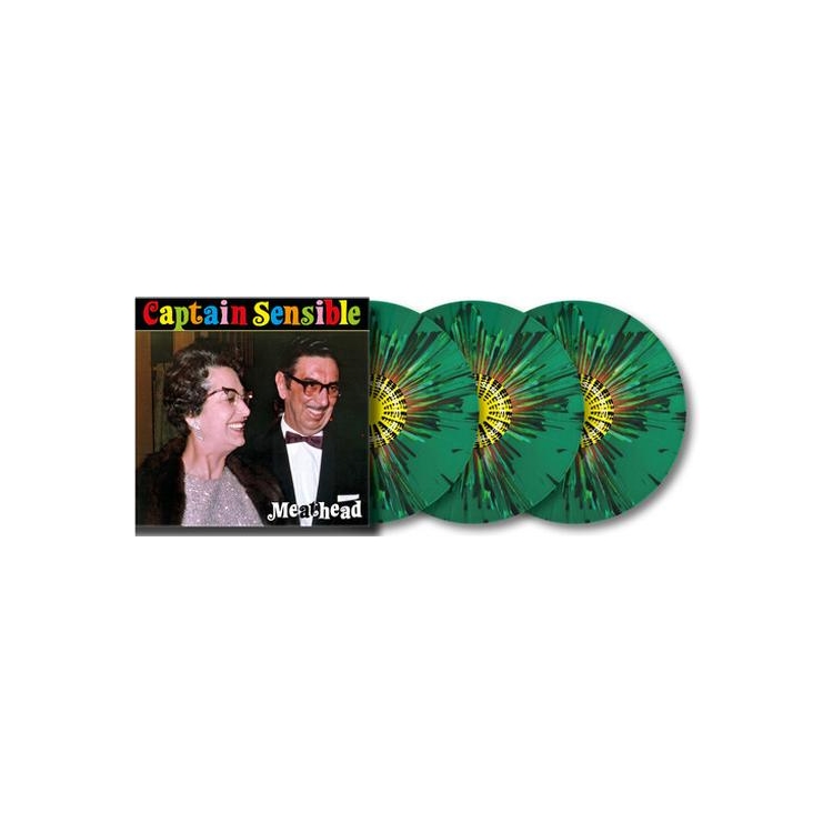 CAPTAIN SENSIBLE - Meathead - Limited Edition Splatter Green