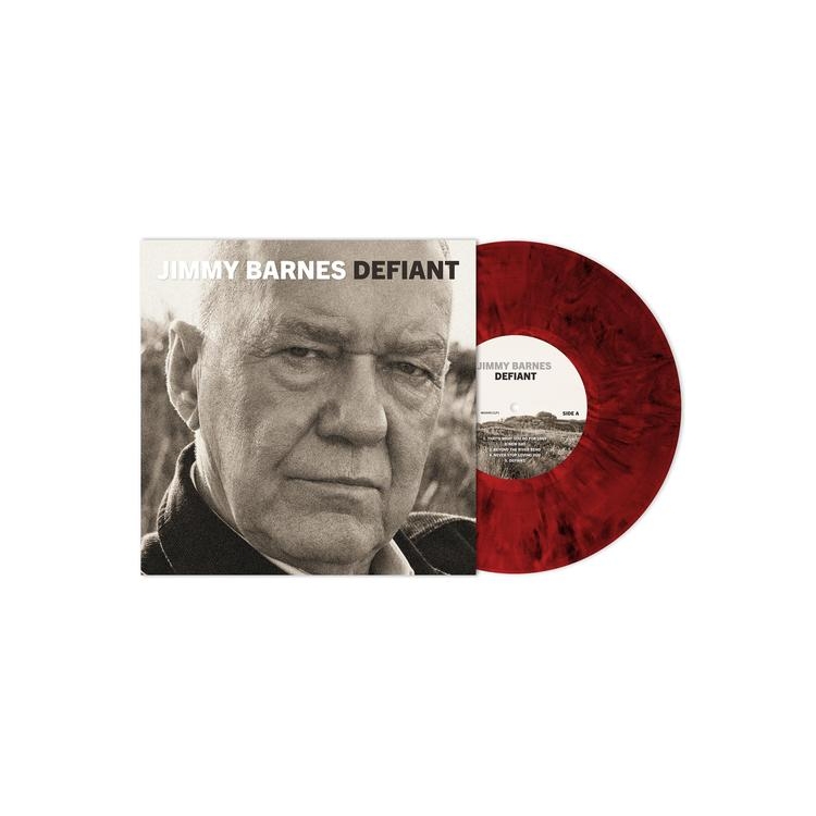 JIMMY BARNES - Defiant (Red / Black Marbled Vinyl)