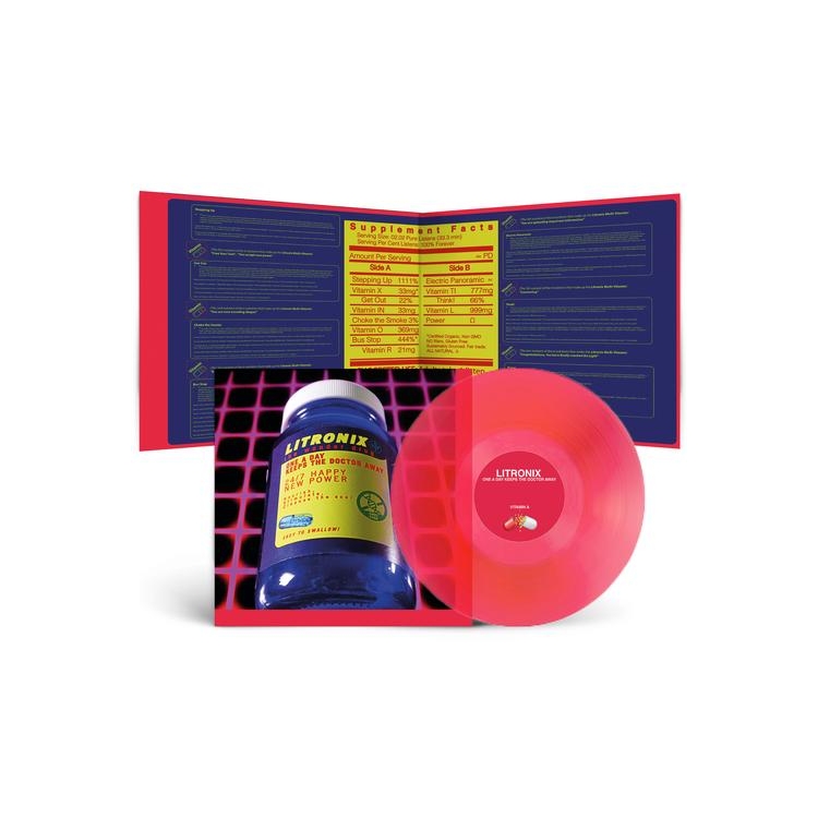 LITRONIX - One A Day Keeps The Doctor Away (Transparent Red Vinyl)