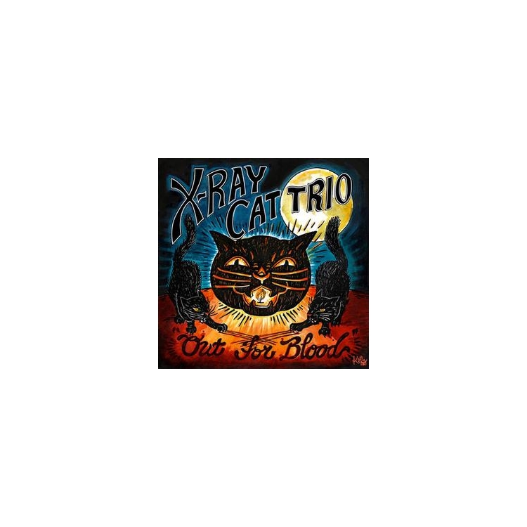 X RAY CAT TRIO - Out For Blood (Pacific Blue Coloured Vinyl)