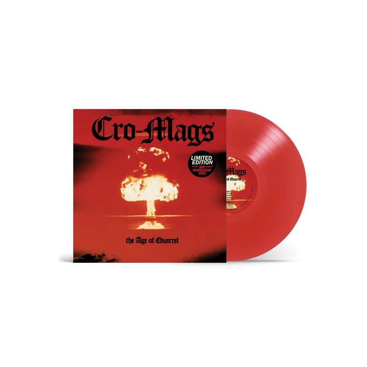 CRO-MAGS - The Age Of Quarrel (Ruby Red Translucent Lp)