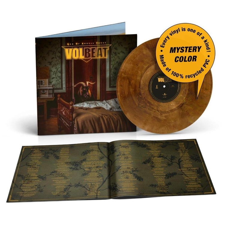 VOLBEAT - God Of Angels Trust [lp] (Mystery Color Recycled Vinyl, Booklet, Limited, Indie-retail Exclusive)