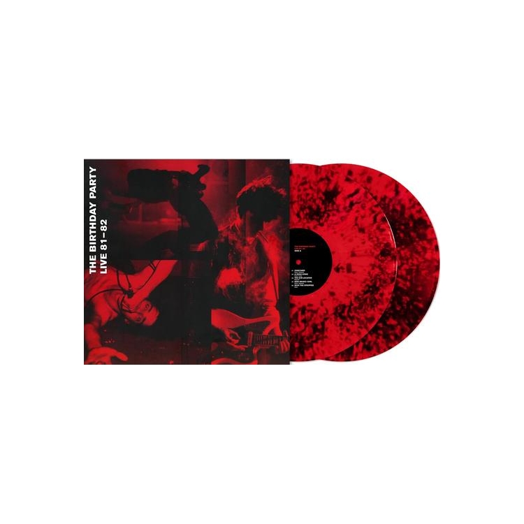 THE BIRTHDAY PARTY - Live 81-82 (Transparent Red W/black Dust Colour Vinyl)