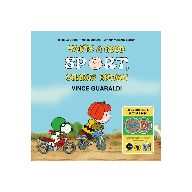 VINCE GUARALDI - You're A Good Sport, Charlie Brown (45 Rpm Zoetrope Vinyl)