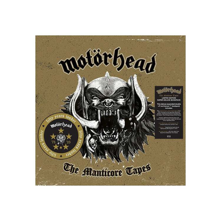 MOTORHEAD - Manticore Tapes [deluxe Bookpack]