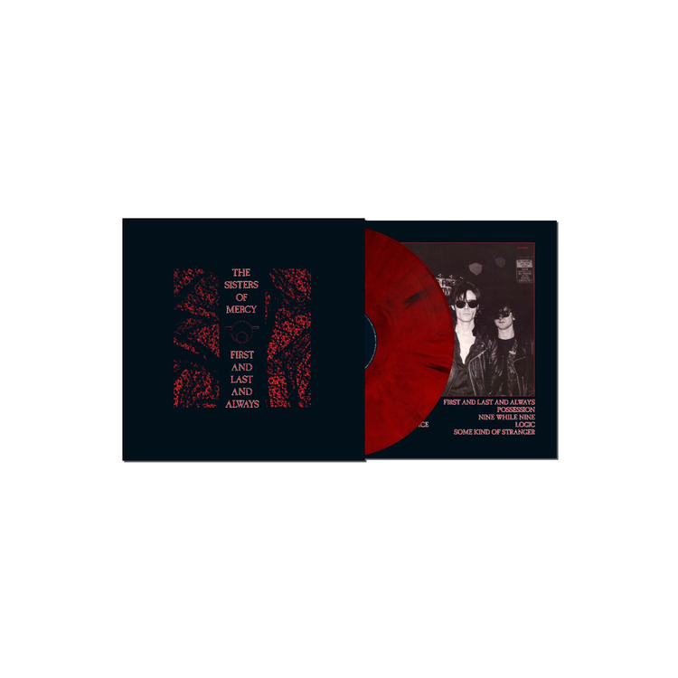THE SISTERS OF MERCY - First & Last & Always: 40th Anniversary Edition (Limited Black & Red Marble Vinyl) - Elektra 75