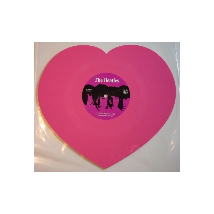 BEATLES - Love Me Do (Heart Shaped Pink Vinyl)