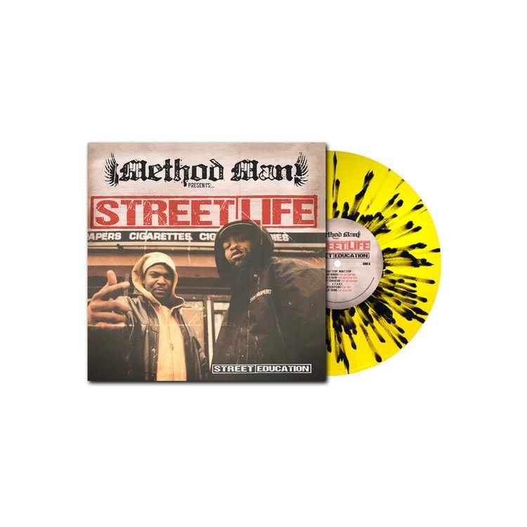 METHOD MAN PRESENTS STREETLIFE - Street Education (20th Anniversary Edition) (Limited Deluxe Edition) (Yellow/black Splatter Vinyl)