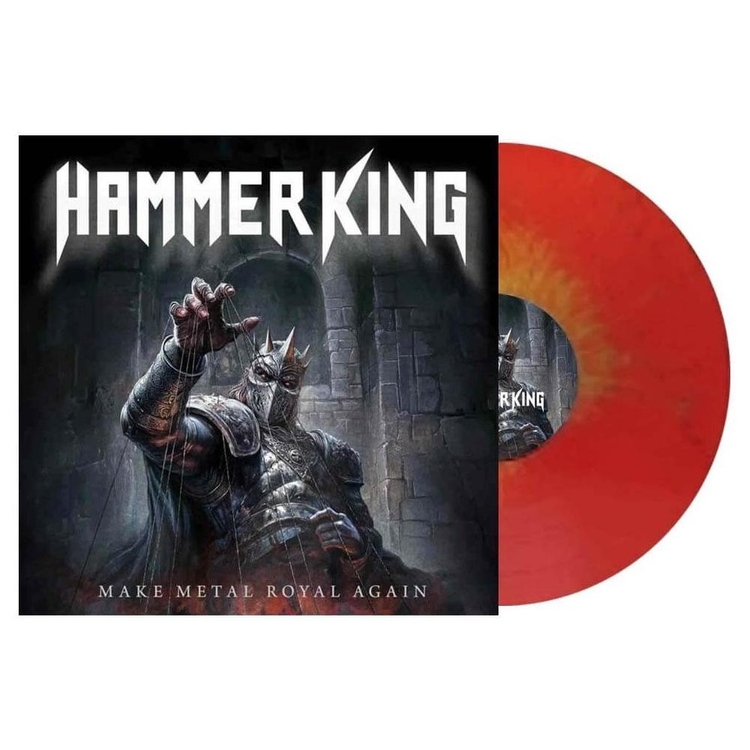 HAMMER KING - Make Metal Royal Again (Red/gold Splatter Vinyl)