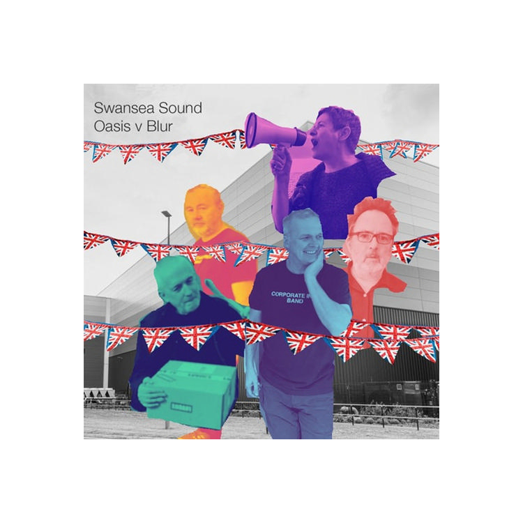 SWANSEA SOUND - Oasis V Blur/pacio'r Fan (Purple 7')