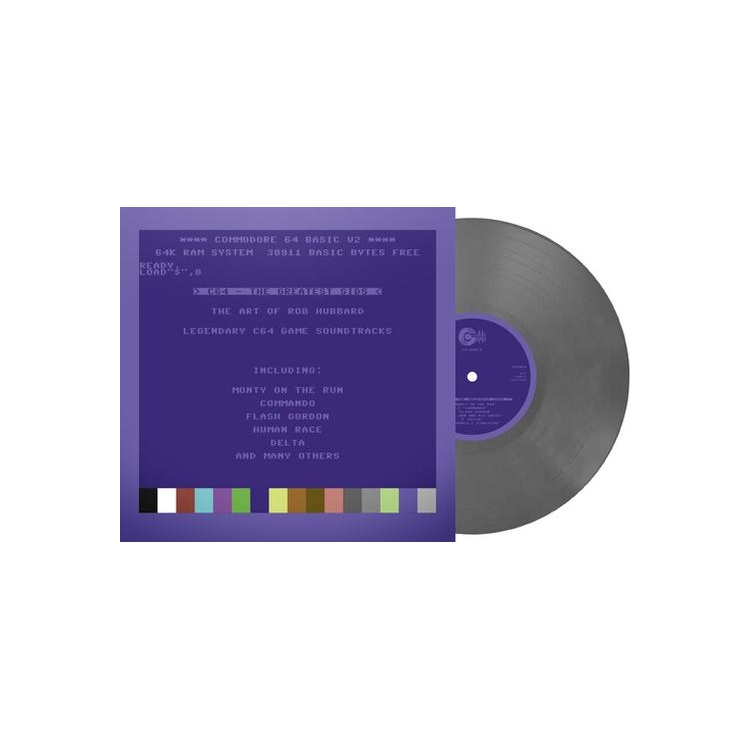 ROB HUBBARD - C64 Greatest Sids: Art Of Rob Hubbard - Grey Vinyl