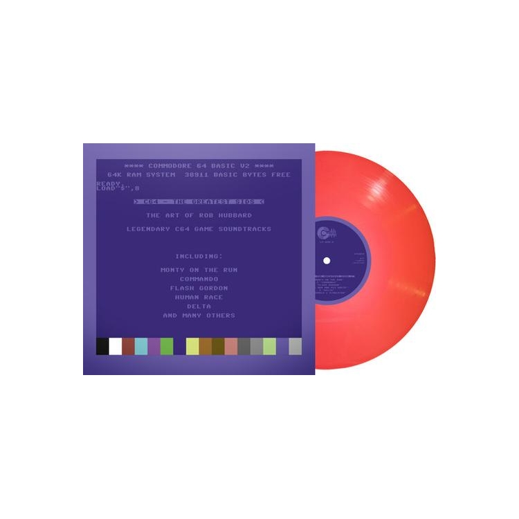 ROB HUBBARD - C64 Greatest Sids: Art Of Rob Hubbard - Light Red