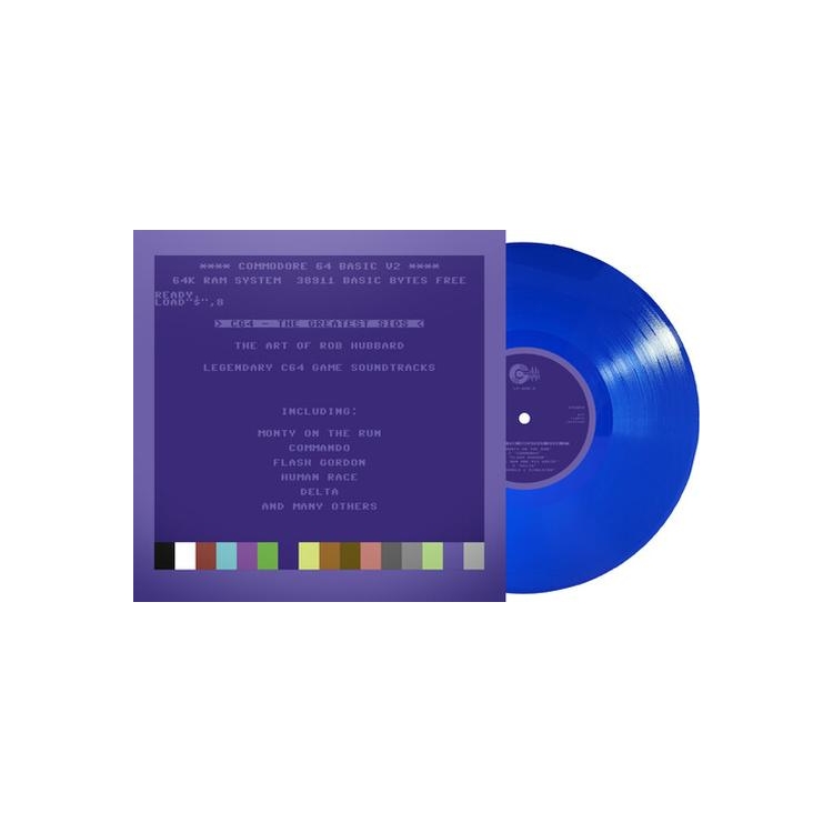 ROB HUBBARD - C64 Greatest Sids: Art Of Rob Hubbard - Blue Vinyl