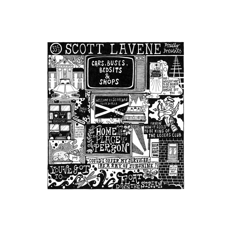SCOTT LAVENE - Cars, Buses, Bedsits And Shops (Vinyl)