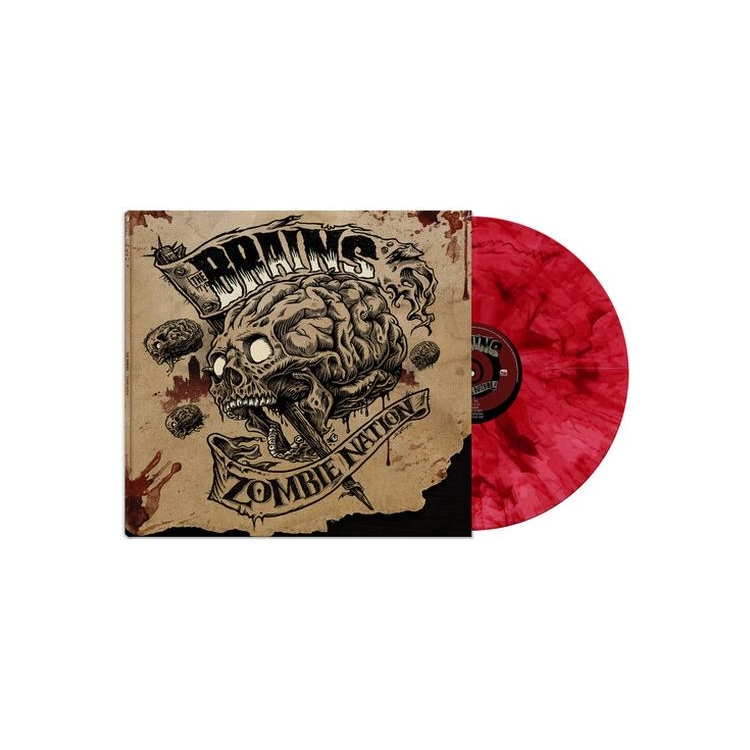 THE BRAINS - Zombie Nation [lp] (Red Marble Vinyl, Limited)