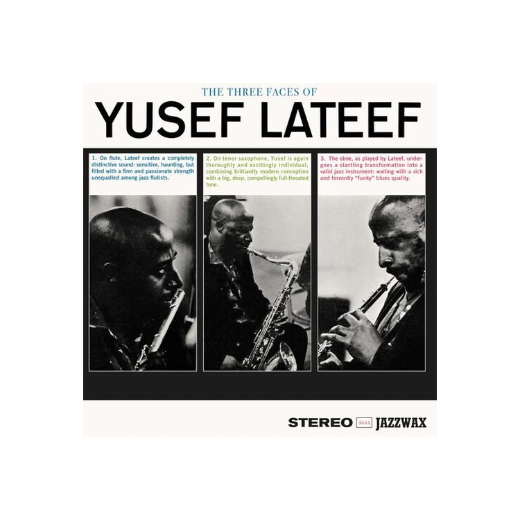 YUSEF LATEEF - The Three Faces Of Yusef Lateef (+2 Bonus Tracks) (Limited Edition)