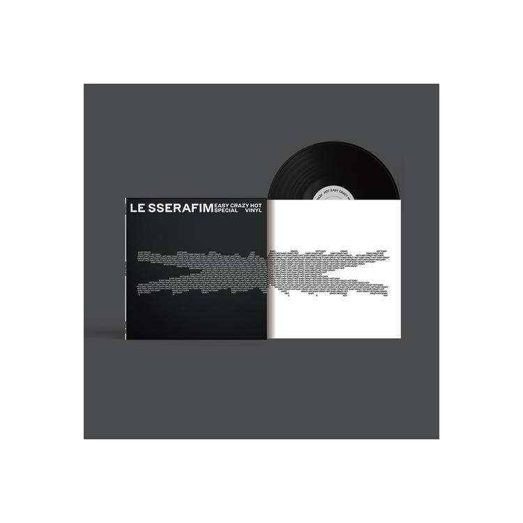 LE SSERAFIM - Easy-crazy-hot (Special Vinyl) (Carbon Black Vinyl) (Indies)