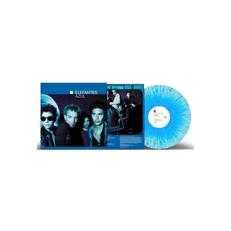 ELEFANTES - Azul 25 Aniversario - Blue Splatter Vinyl
