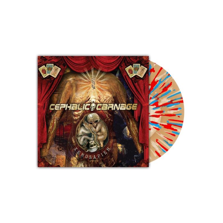 CEPHALIC CARNAGE - Xenosapien (Color In Color With Splatter)