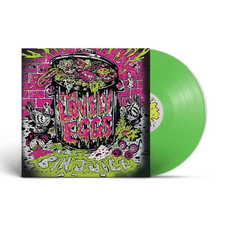 THE LOVELY EGGS - Bin Juice (Neon Toxic Slime Green Vinyl)