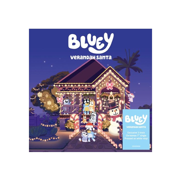 BLUEY - Verandah Santa (White Vinyl)