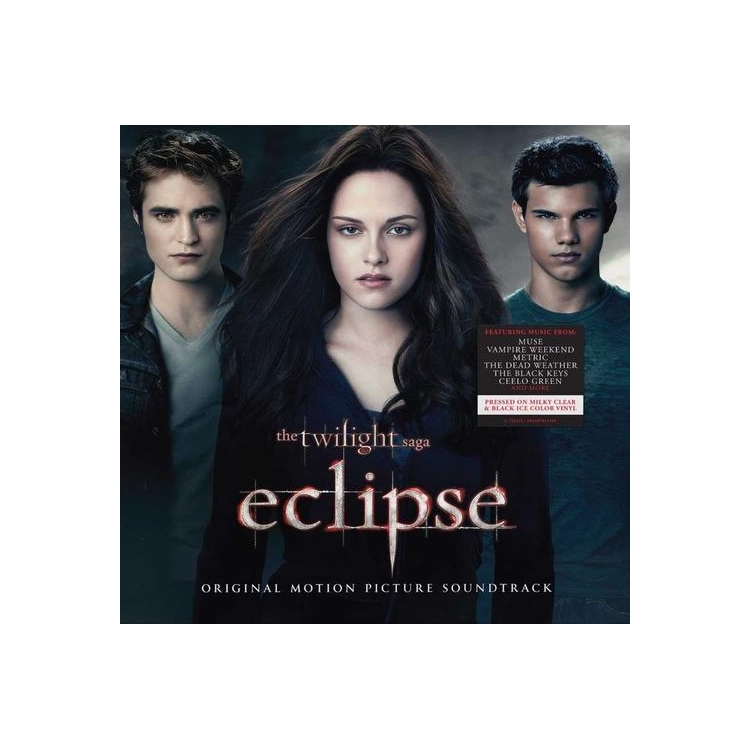 SOUNDTRACK - Twilight Saga: Eclipse - Original Motion Picture Soundtrack (Limited Milky Clear & Black Ice Coloured Vinyl)