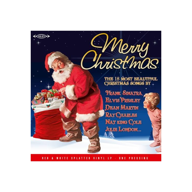 VARIOUS ARTISTS - Merry Christmas (Limited Red & White Splatter Vinyl)