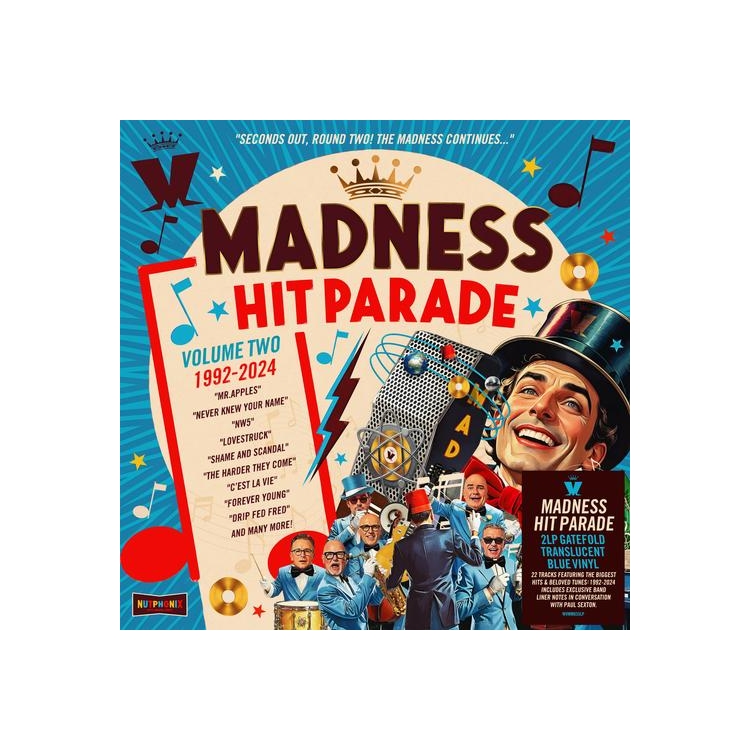 MADNESS - Hit Parade - Volume 2: 1992-2024 (Limited Translucent Blue Coloured Vinyl)