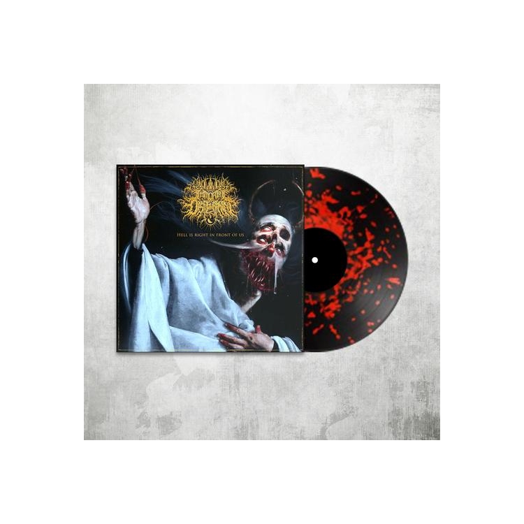 IMMORTAL DISFIGUREMENT - Hell Is Right In Front Of Us (Black W/ Red Splatter)