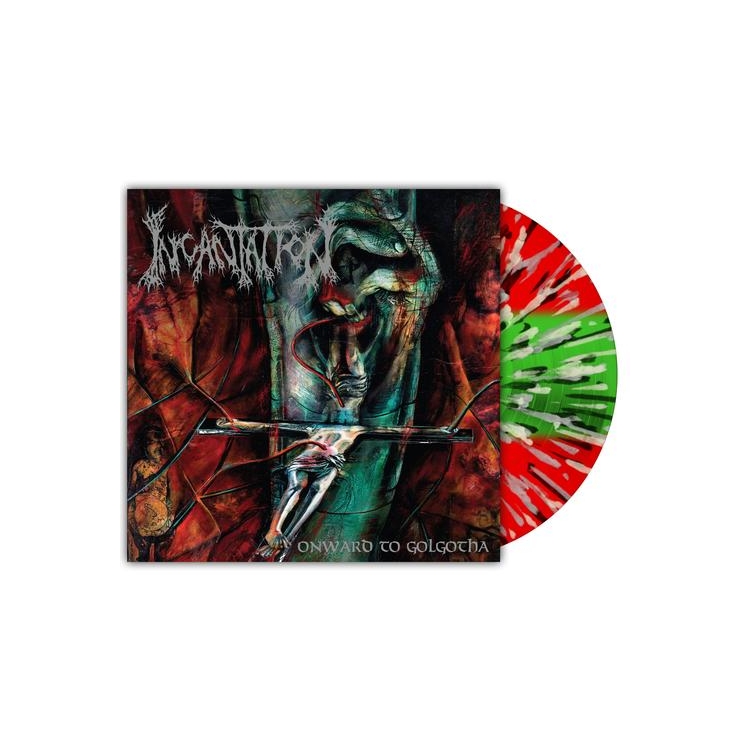 INCANTATION - Onward To Golgotha (Three Color Stripe With Splatter)