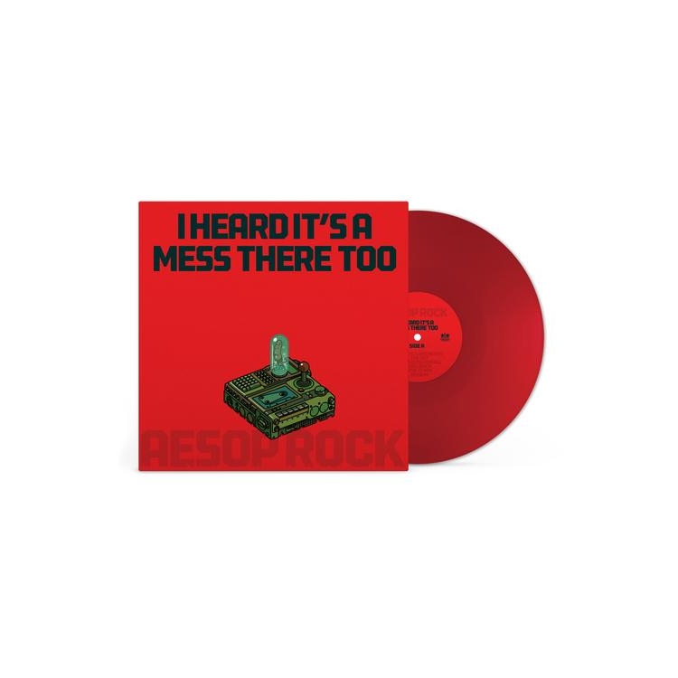 AESOP ROCK - I Heard It's A Mess There Too (Apple Red Opaque Vinyl)