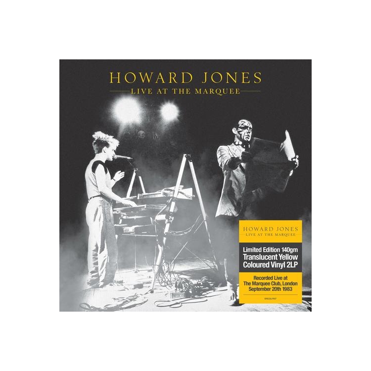 HOWARD JONES - Live At The Marquee (Transparent Yellow Vinyl)