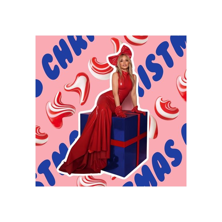 KYLIE MINOGUE - Kylie Christmas (Fully Wrapped) (Limited Pink & White Marble Coloured Vinyl) (Indie Exclusive)