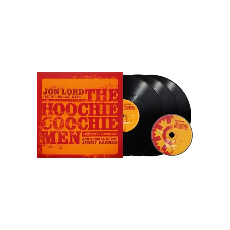 JON LORD WITH THE HOOCHIE COOCHIE MEN AND SPECIAL GUEST JIMMY BARNES - Live At The Basement Incl Cd