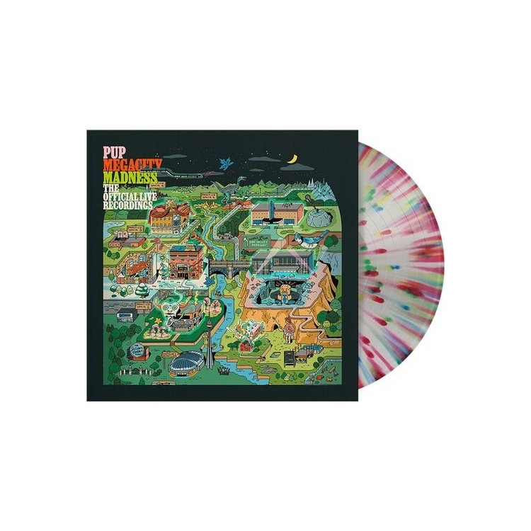 PUP - Megacity Madness (The Official Live Recordings) [lp] (Multicolor Splatter Vinyl, Insert)