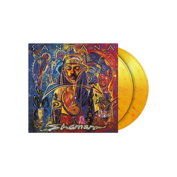 SANTANA - Shaman (Yellow, Red & Orange Marbled Vinyl)