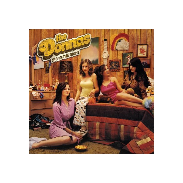 THE DONNAS - Spend The Night (Clear With Canary & Pink Splatter Vinyl)