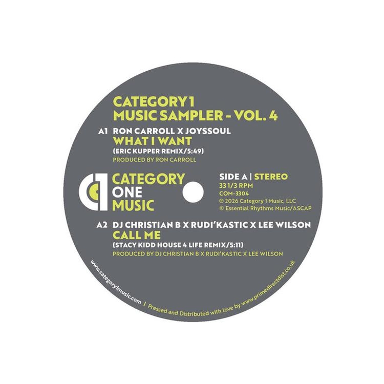 VARIOUS ARTISTS - Category 1 Music Sampler Vol. 4