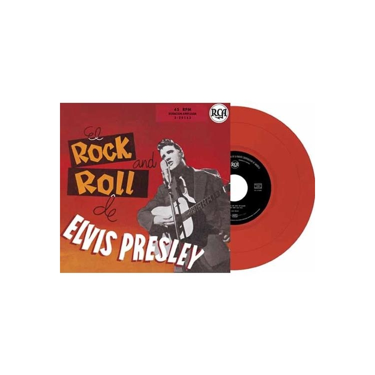 ELVIS PRESLEY - Ep Étranger N°19 - El Rock And Roll De Elvis Presley (Spain) (Limited Red 7in Vinyl)