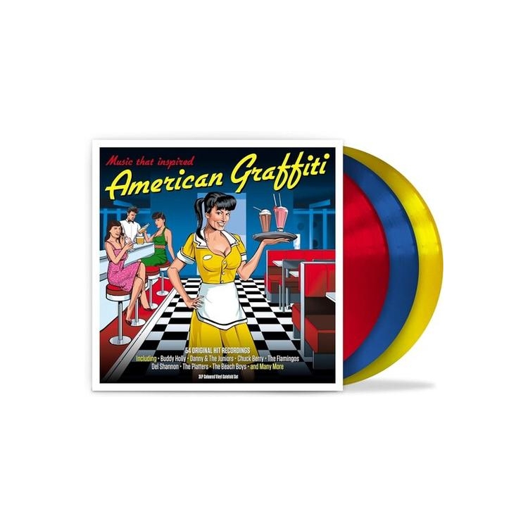AMERICAN GRAFFITI / VARIOUS - American Graffiti / Various - Red Blue & Yellow