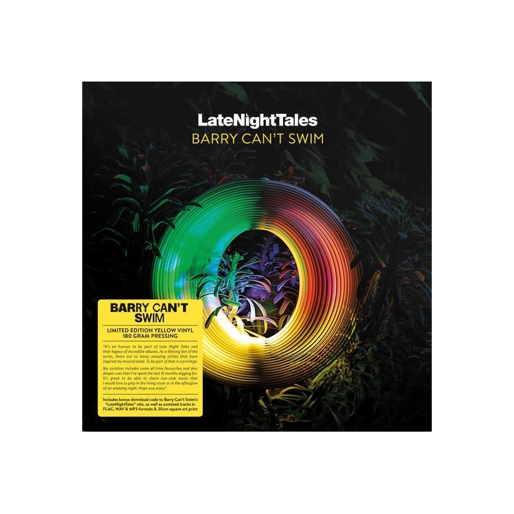 BARRY CAN'T SWIM - Late Night Tales - Barry Can't Swim (Limited Yellow Coloured Vinyl)