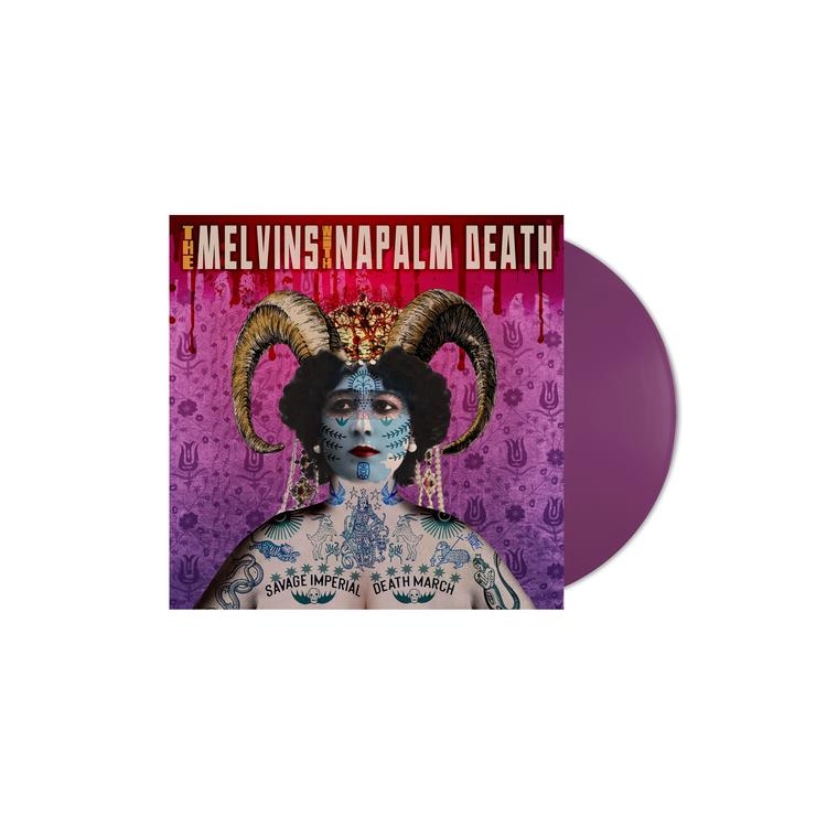 MELVINS WITH NAPALM DEATH - Savage Imperial Death March (Orchid Vinyl)