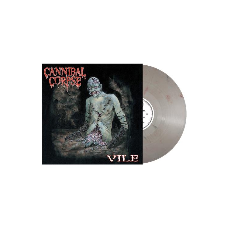 CANNIBAL CORPSE - Vile (Grey W/ Red Streaks Vinyl)