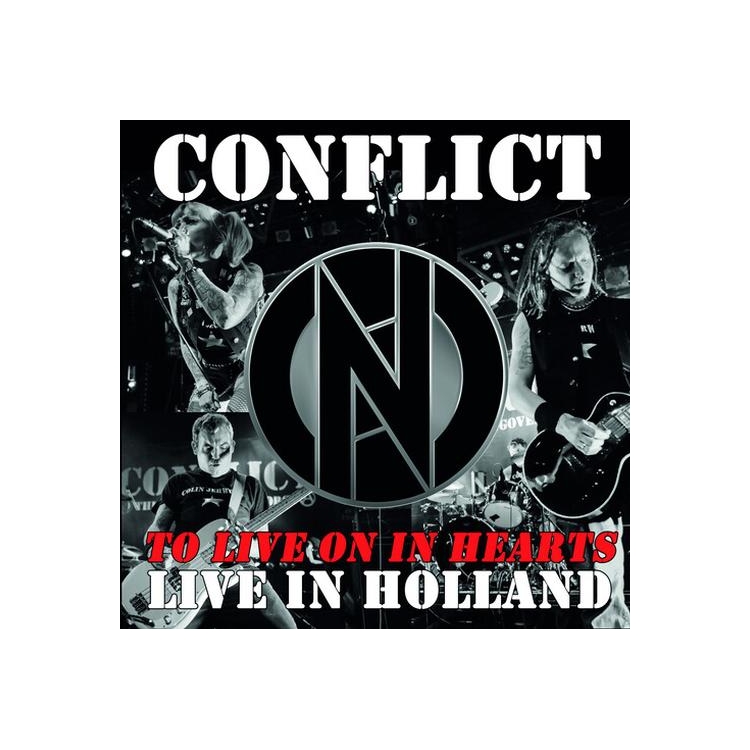 CONFLICT - To Live On In Hearts - Live In Holland (Translucent Red Vinyl)