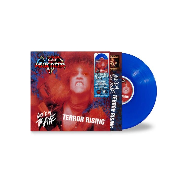 LIZZY BORDEN - Give 'em The Axe & Terror Rising - Blue