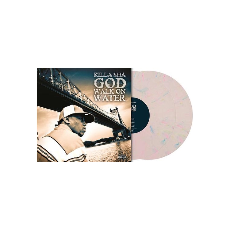 KILLA SHA - God Walk On Water - Rose Multicolour Marble Vinyl