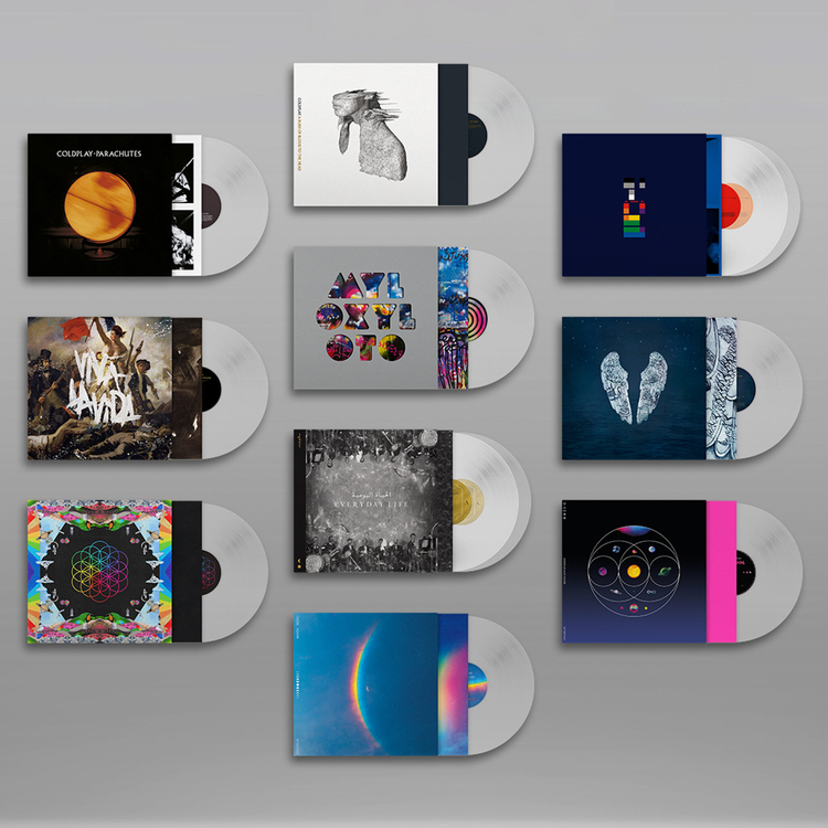 COLDPLAY 10 ALBUM ECORECORD VINYL BUNDLE